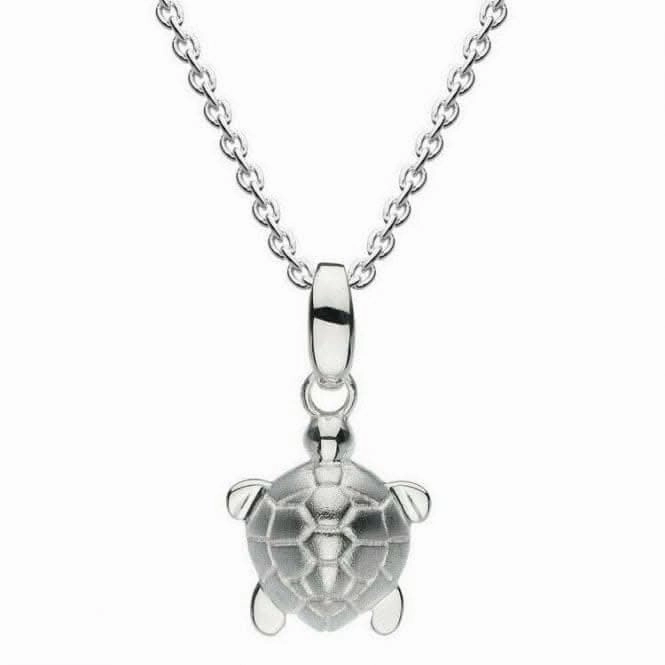 Dew Sterling Silver Sandblasted Sea Turtle Pendant 9744SB024