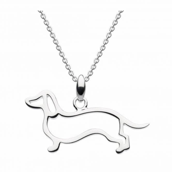 Dew Sterling Silver Sausage Dog Pendant 9662HP021