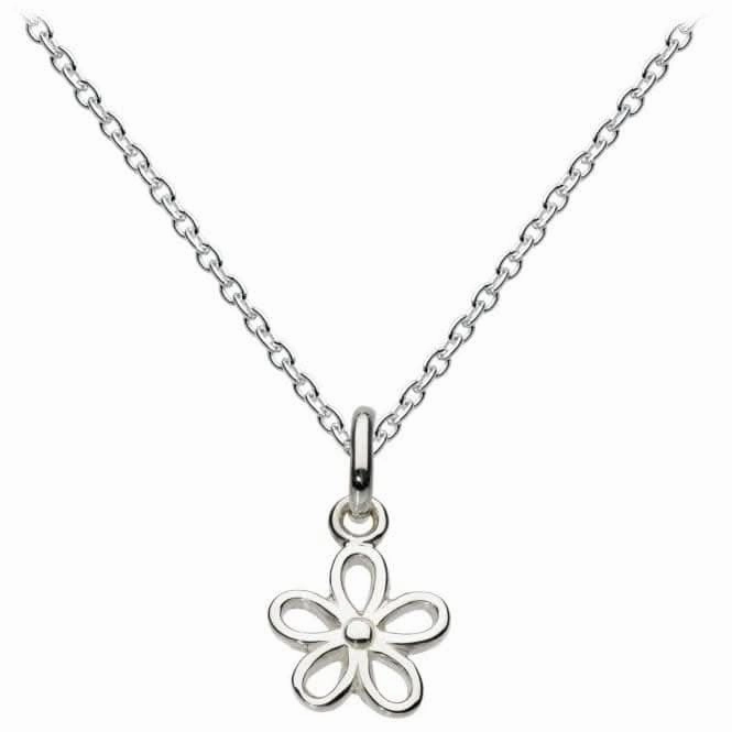 Dew Sterling Silver Simple Flower Pendant 98346HP