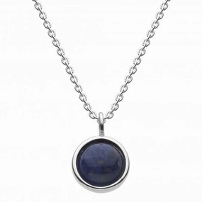 Dew Sterling Silver Sodalite 18 Necklace 9738SD021