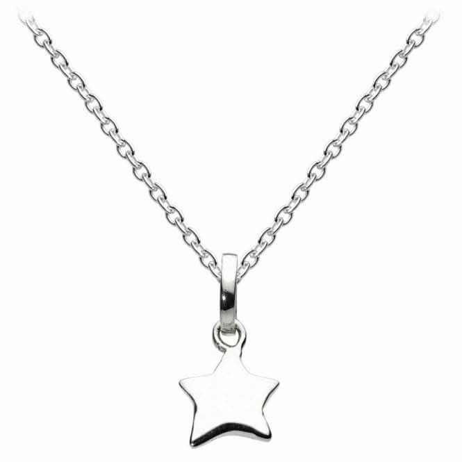 Dew Sterling Silver Solid Star Pendant 90C7HP