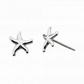 Dew Sterling Silver Star Fish Stud Earrings 48408HP018