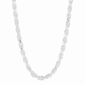 Diamond Cut Rope 51cm Chain Necklace N4534