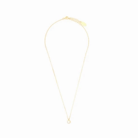 Diamonds by Georgini - Five Naural Diamond Circle Pendant Gold