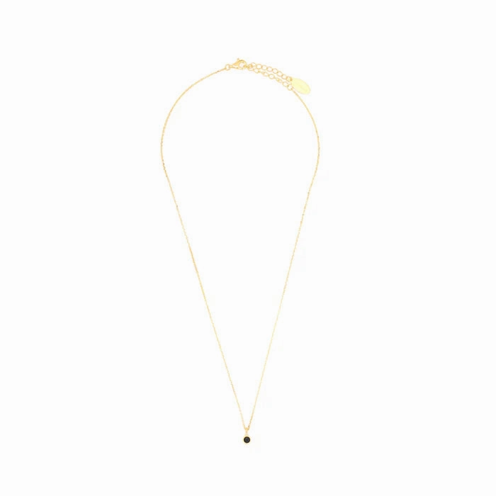 Diamonds by Georgini - Natural Sapphire and Diamond September Pendant Gold
