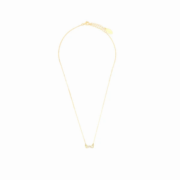 Diamonds by Georgini - Seven Natural Diamond Infinity Pendant Gold