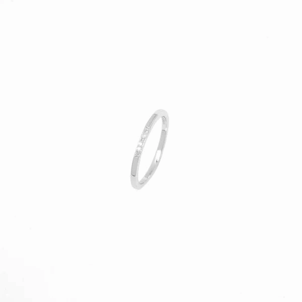 Diamonds by Georgini - Six Natural Diamond Band Ring Silver