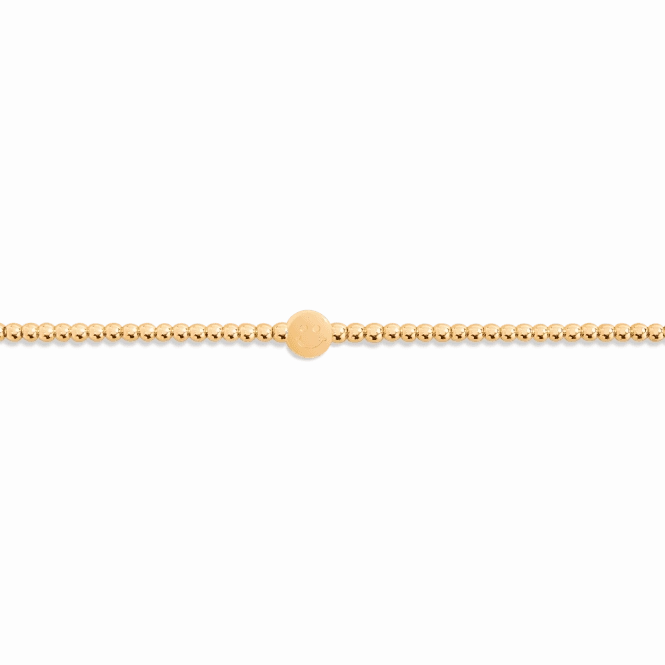 Do What You Love Prioritise Happiness Gold Plated 17.5cm Bracelet 6784