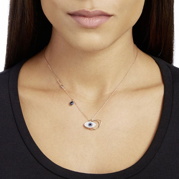 Duo Evil Eye Pendant