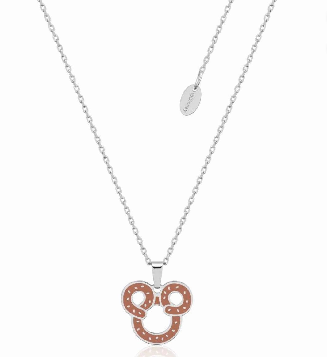 ECC Mickey Mouse Pretzel Enamel - Stud Earrings & Necklace