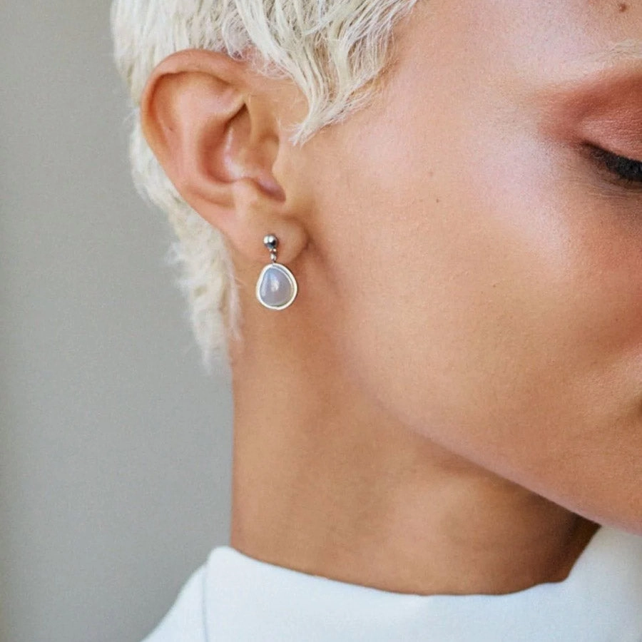 Edblad - Agatha Earrings Grey Steel