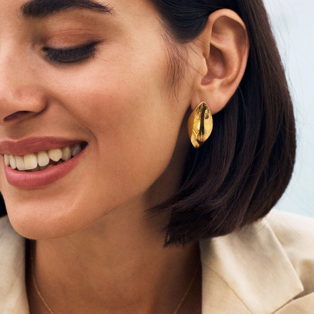 Edblad - Callisia Large Gold Studs