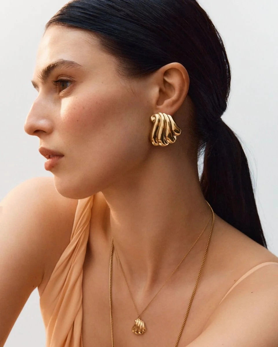 Edblad - Corazza Studs Large Gold