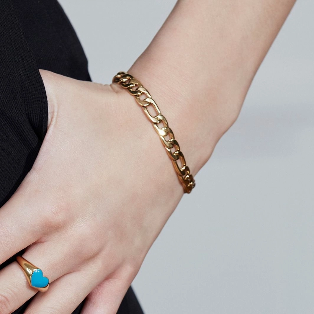 Edblad - Figaro Bracelet Large Gold Small