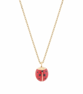 Edblad - Ladybug Necklace Kids Gold