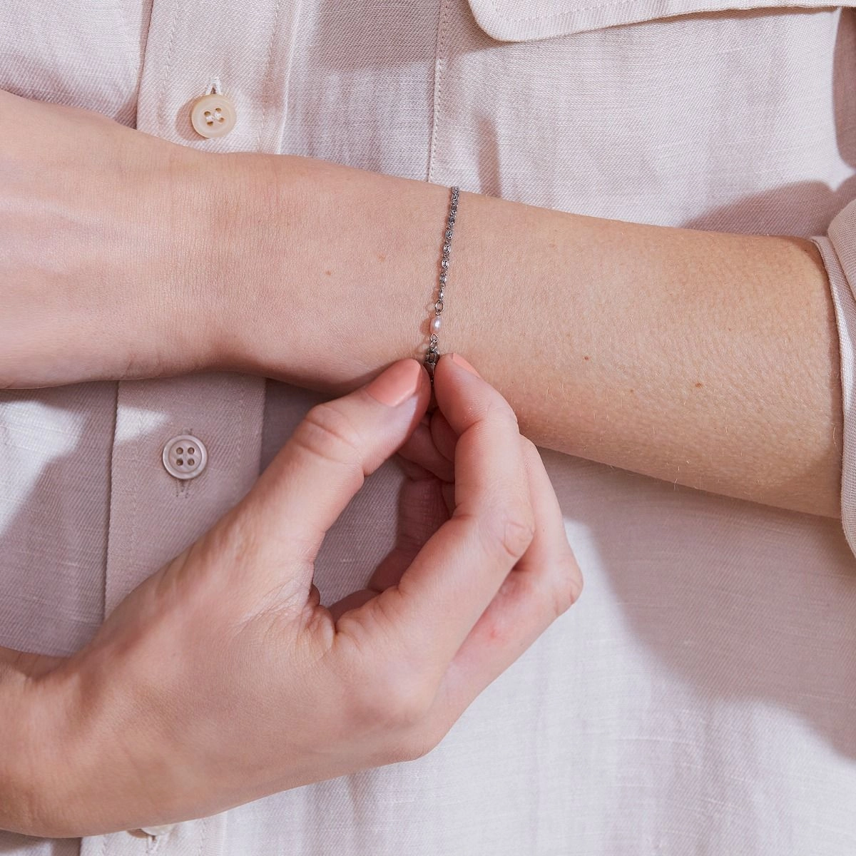 Edblad - Lucy Bracelet Pink Steel