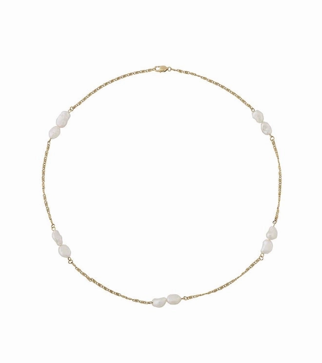Edblad - Lucy Necklace Multi Pearl Gold
