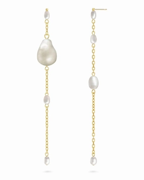 Edblad - Ocean Earrings Large Gold