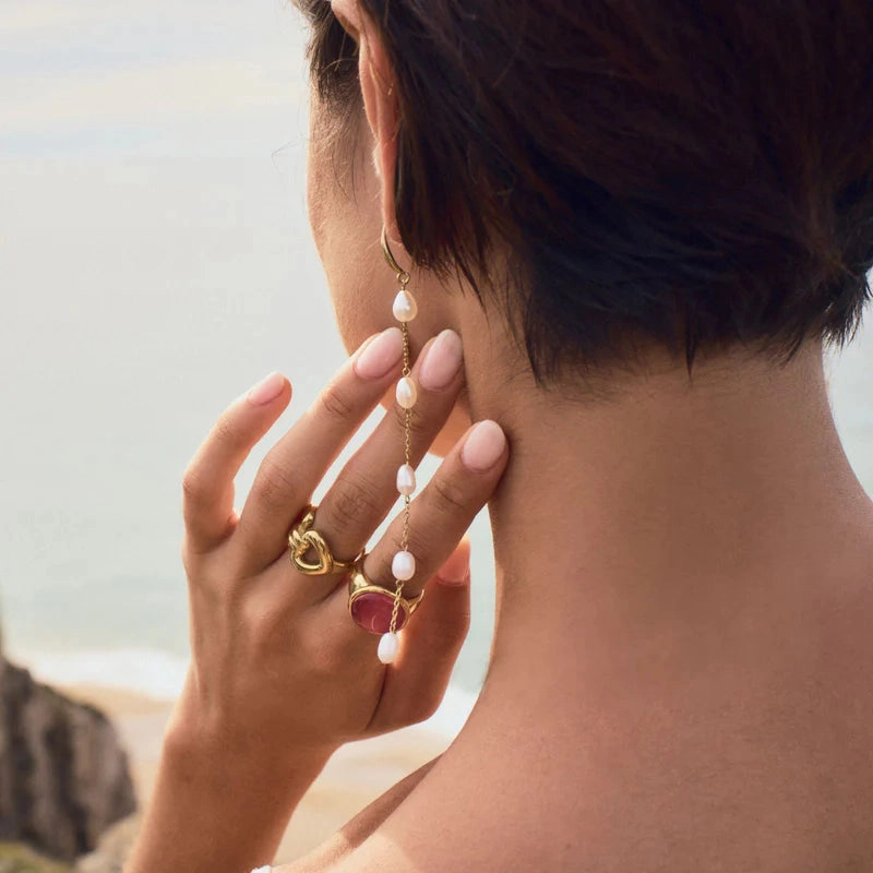 Edblad - Pacific Earrings Large Gold