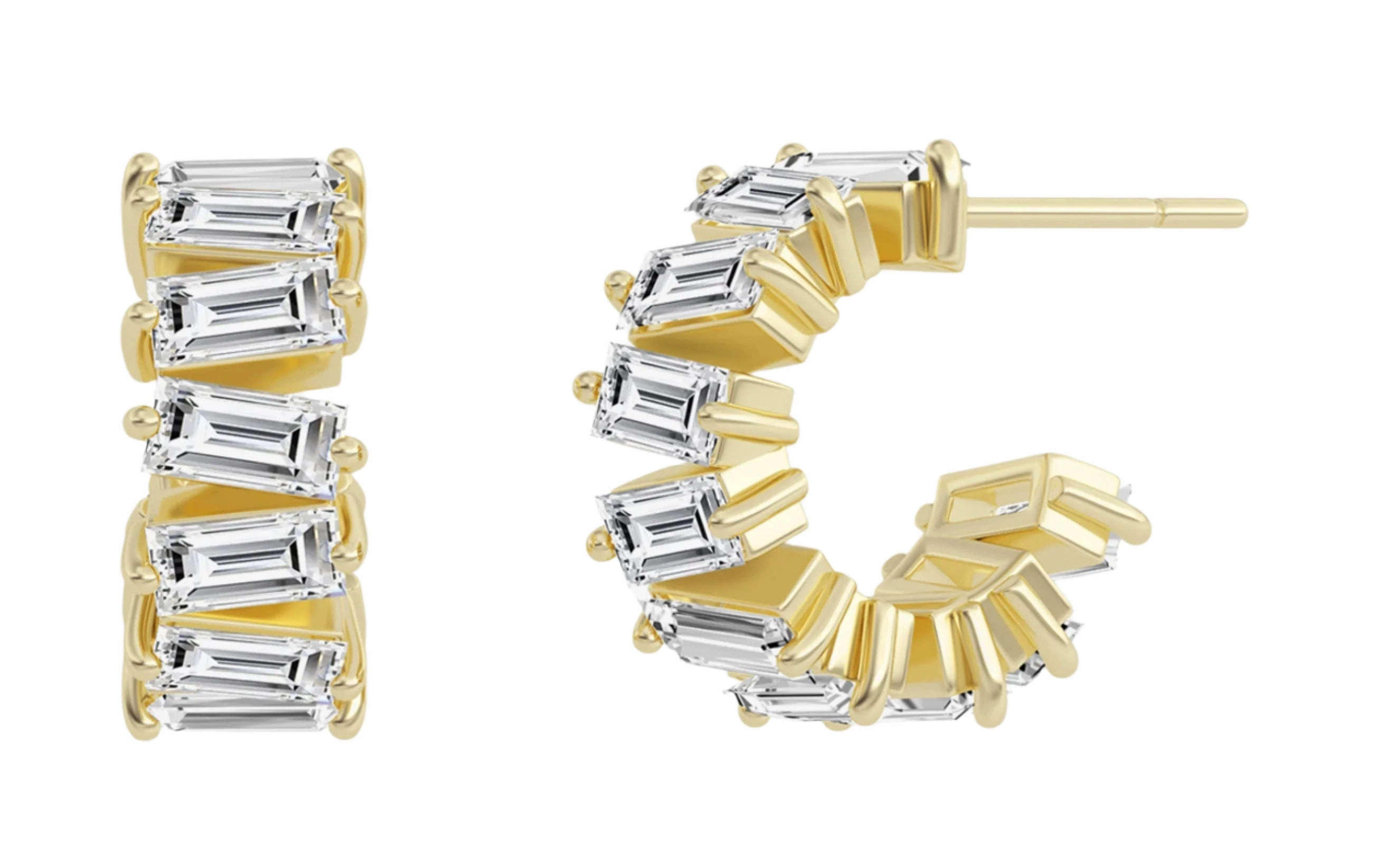Edblad - Rey Creoles Gold Mini Hoops