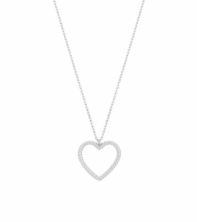 Edblad - Rope Heart Necklace Medium Steel