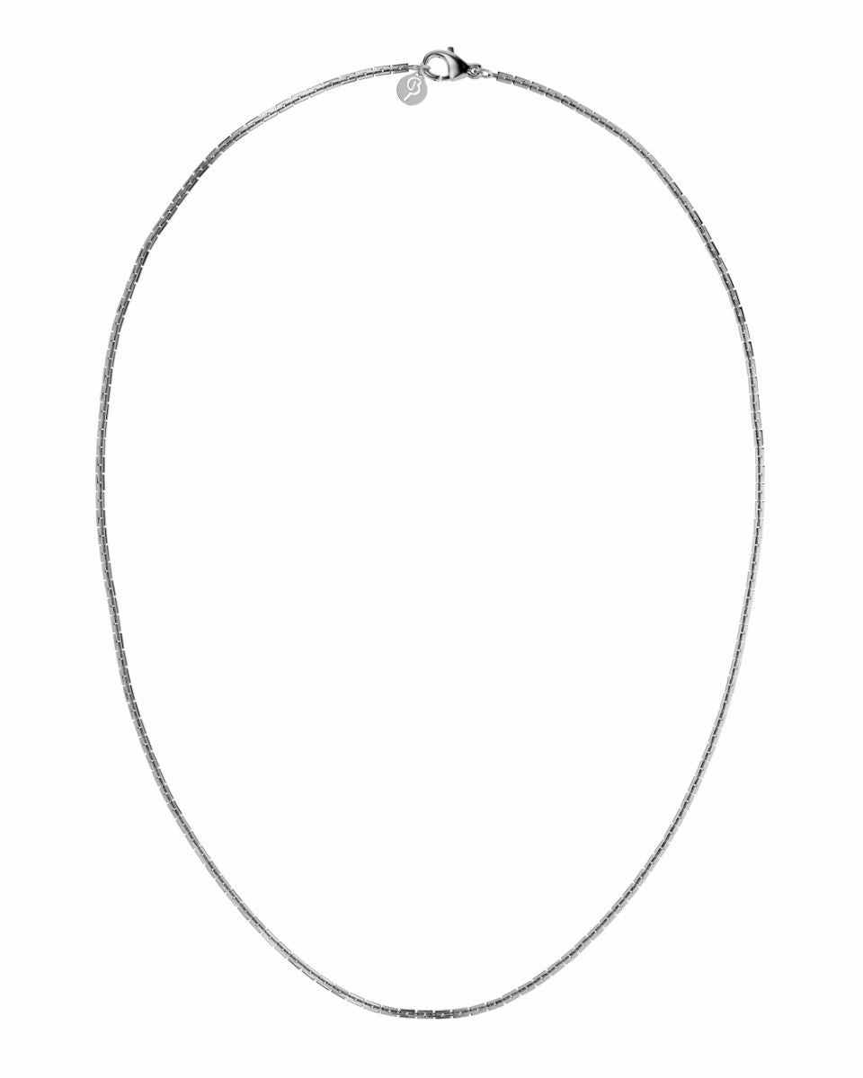 Edblad - Square 45cm Link Necklace Steel