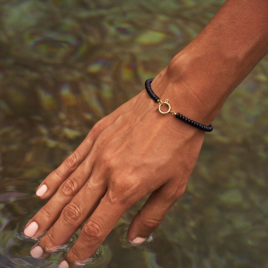 Edblad - Summer Beads Bracelet Turquoise Gold
