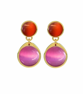 Edblad - Summit Earrings Large Pink Gold