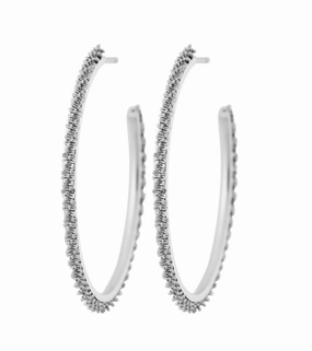 Edblad - Tinsel Thin Creoles Medium Steel
