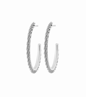 Edblad - Tinsel Thin Creoles Small Steel