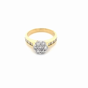 Eva Diamond Flower Ring