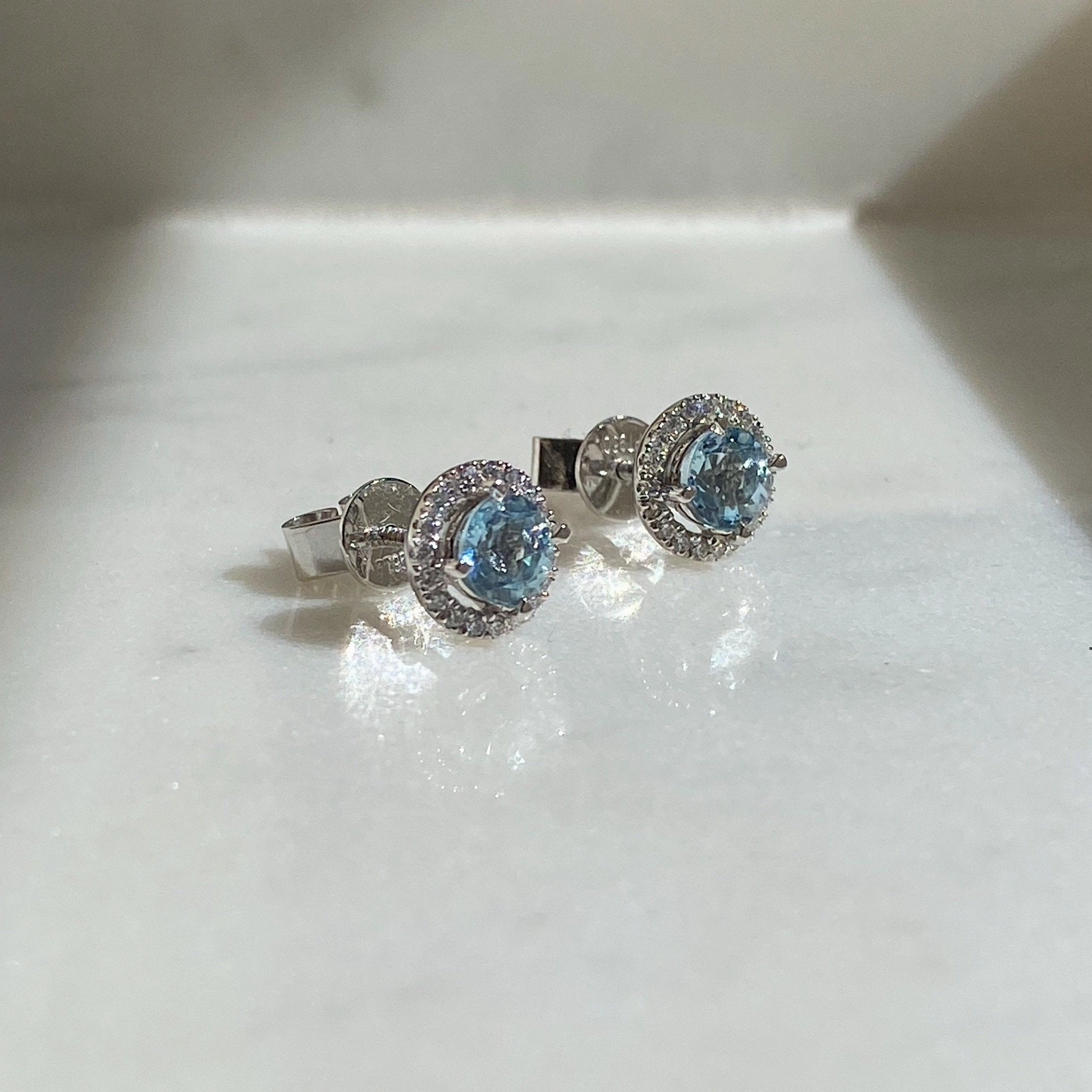 Everly Aquamarine Earring