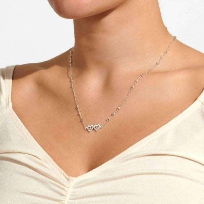 Every Day I Love You More Silver Plated 46cm   5cm Necklace 6741