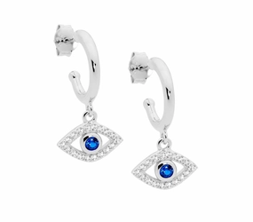Evil Eye Drop Earrings - 3 colours