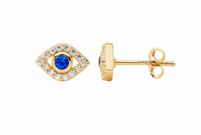 Evil Eye Stud Earrings - 3 colours