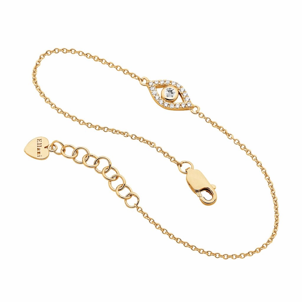 Evil Eye with CZ Bracelet - 3 colours