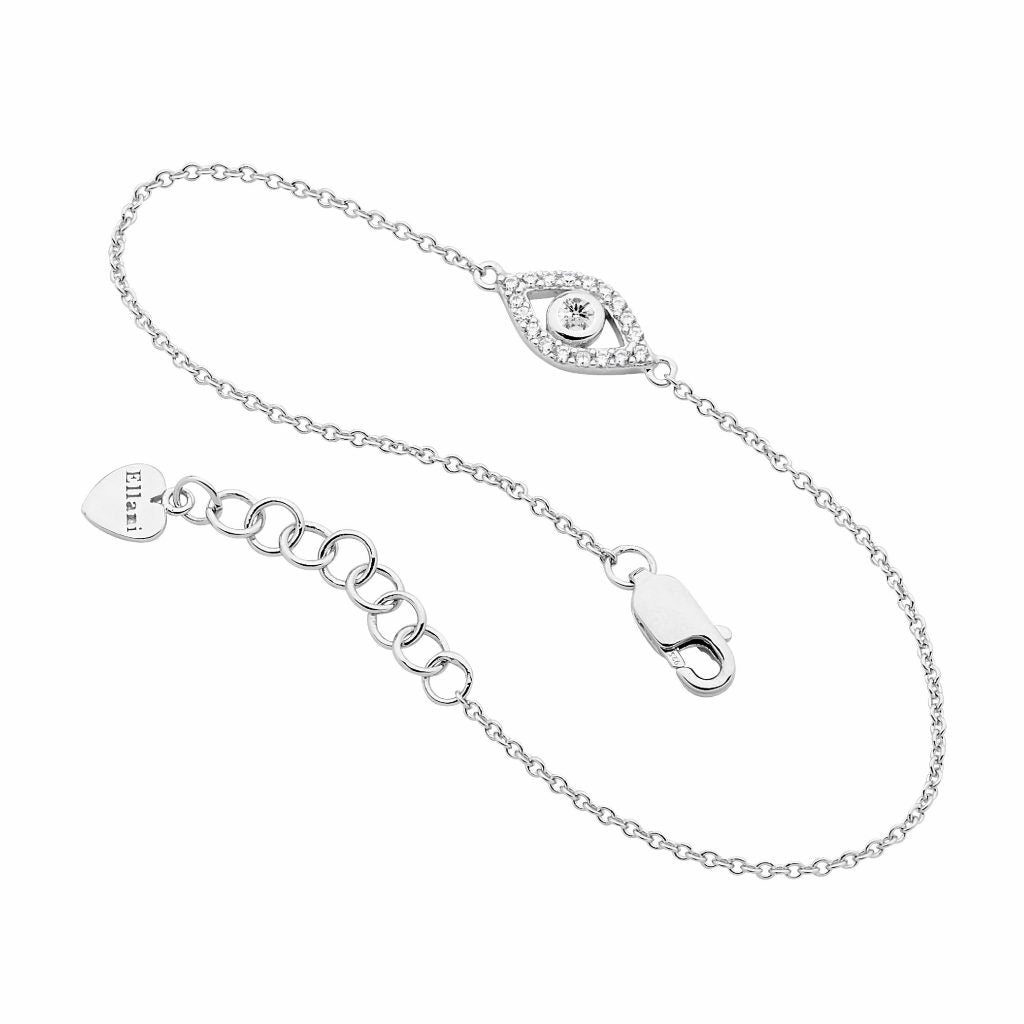 Evil Eye with CZ Bracelet - 3 colours
