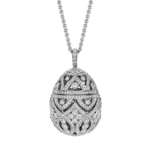 Faberge Imperial Zenya Diamond Egg Pendant