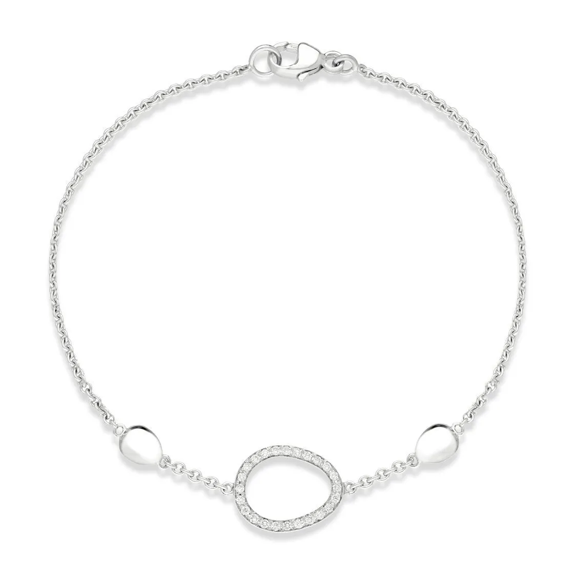 Faberge Sasha 18ct White Gold 0.30ct Diamond Bracelet