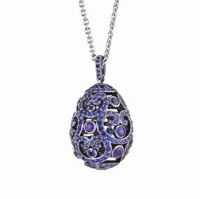 Faberge Imperial Imperatrice 2.73ct Sapphire Pendant D