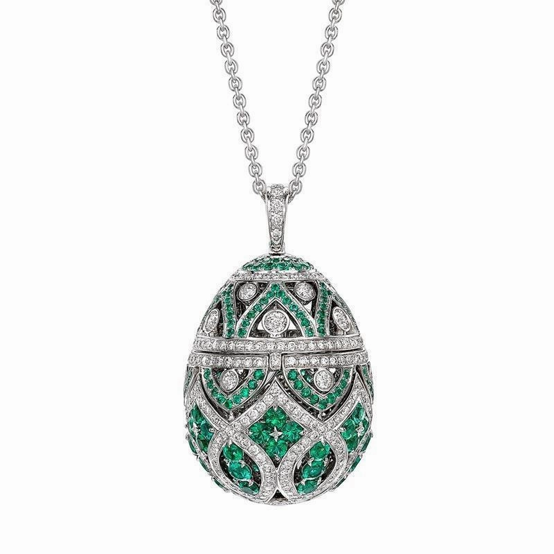 Faberge Imperial Zenya Emerald Pendant