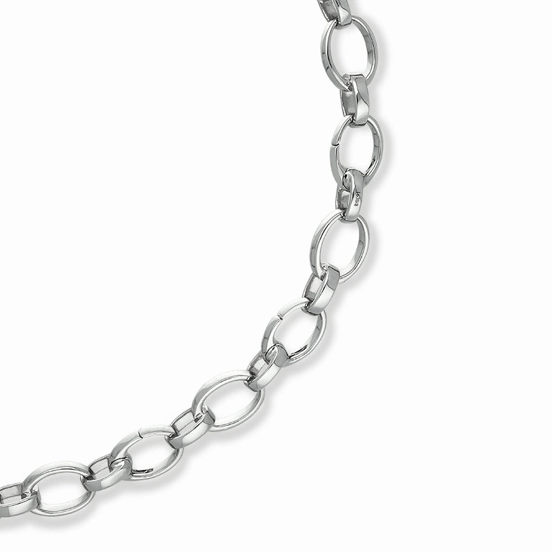 Faberge Treillage 18ct White Gold Chain Bracelet For Charms