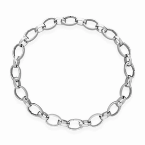 Faberge Treillage 18ct White Gold Chain Bracelet For Charms