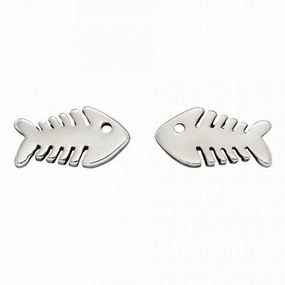 Fish Bone Stud Earrings A2073