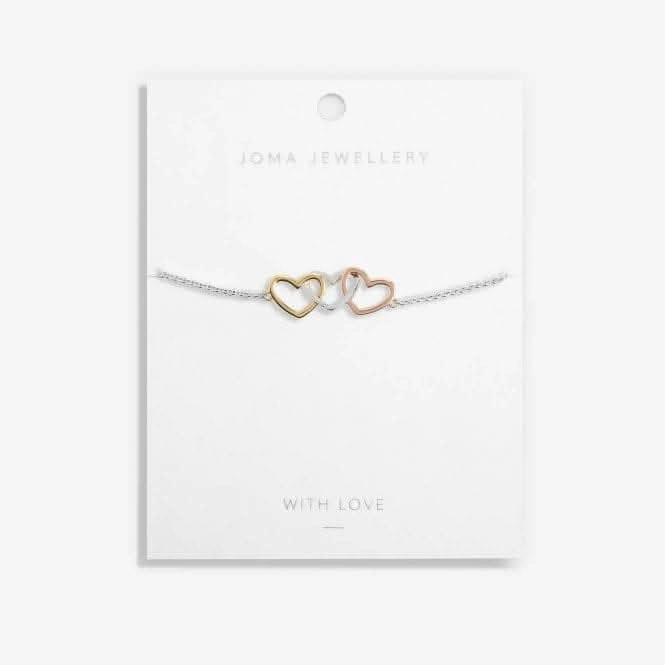 Florence Linked Hearts Bracelet 5891