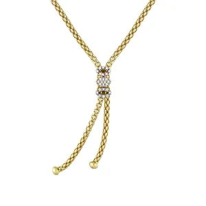 Fope 18ct Yellow Gold 0.25ct Diamond Necklace D