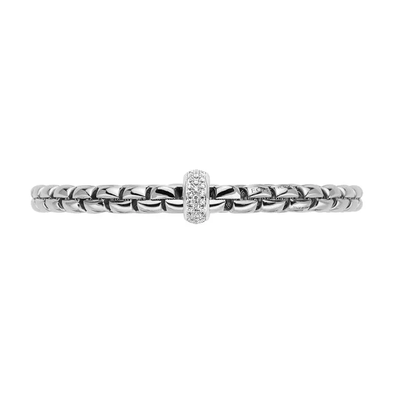 Fope Eka Anniversario 18ct White Gold 0.40ct Diamond Bracelet