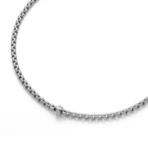 Fope Flex'It Eka 18ct White Gold Diamond Necklace
