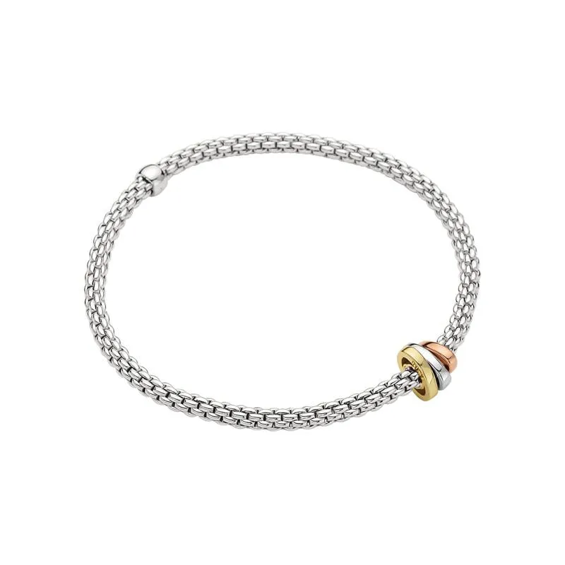 Fope Flex'it Prima 18ct White Gold Bracelet