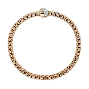 Fope Vendome 18ct Rose Gold 0.20ct Diamond Bracelet